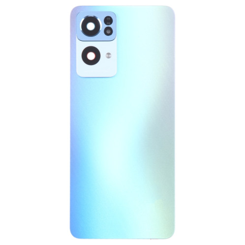 Pour OPPO Reno7 Pro couvercle arrière de batterie d'origine avec couvercle d'objectif d'appareil photo (bleu) SH71LL543-06
