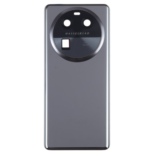 Pour OPPO Find X6 Couvercle arrière de batterie d'origine avec couvercle d'objectif d'appareil photo (noir) SH72BL502-06