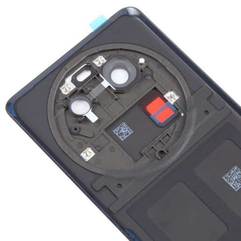Pour OPPO Find X6 Couvercle arrière de batterie d'origine avec couvercle d'objectif d'appareil photo (noir) SH72BL502-06
