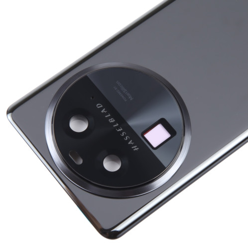 Pour OPPO Find X6 Couvercle arrière de batterie d'origine avec couvercle d'objectif d'appareil photo (noir) SH72BL502-06
