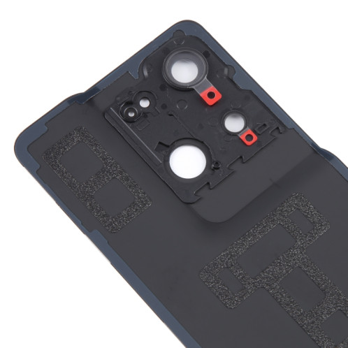 Pour OPPO Reno8 Pro + couvercle arrière de batterie d'origine avec couvercle d'objectif d'appareil photo (noir) SH79BL174-06