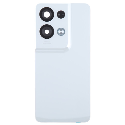 Pour OPPO Reno8 Pro + couvercle arrière de batterie d'origine avec couvercle d'objectif d'appareil photo (blanc) SH79WL752-06