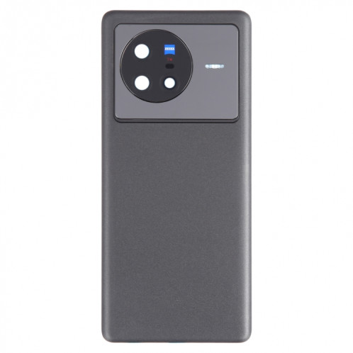 Coque arrière de batterie pour vivo X80 avec cache d'objectif d'appareil photo (noir) SH70BL1460-06