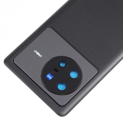 Coque arrière de batterie pour vivo X80 avec cache d'objectif d'appareil photo (noir) SH70BL1460-06