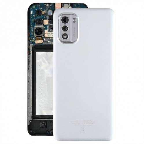 Pour Nokia G60 Couvercle arrière de batterie d'origine avec couvercle d'objectif d'appareil photo (argent) SH81SL1479-06