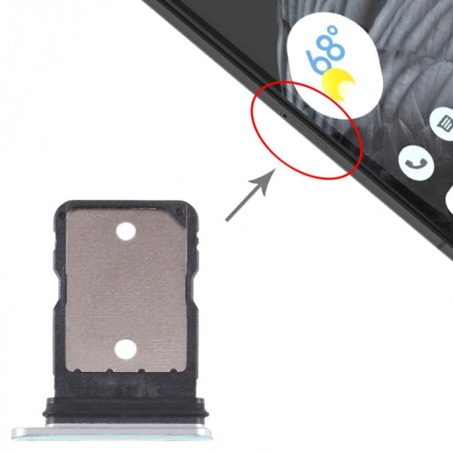 Pour Google Pixel 7 Pro Plateau de carte SIM d'origine avec broche SIM (vert) SH693G806-04