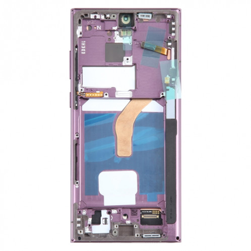 Pour Samsung Galaxy S22 Ultra 5G SM-S908B Édition UE OLED Écran LCD Numériseur Assemblage complet avec cadre (Violet) SH698P1441-07