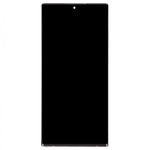 Écran LCD OLED pour Samsung Galaxy S22 Ultra 5G SM-S908B EU Edition Digitizer Assemblage complet avec cadre (Argent) SH698S1785-07