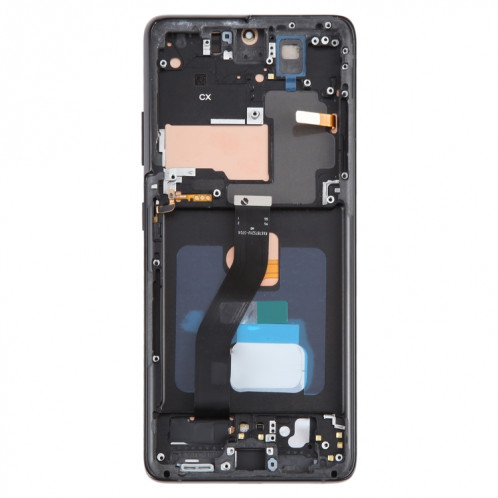 Écran LCD OLED pour Samsung Galaxy S21 Ultra 5G SM-G998B, assemblage complet avec cadre (noir) SH699B883-07
