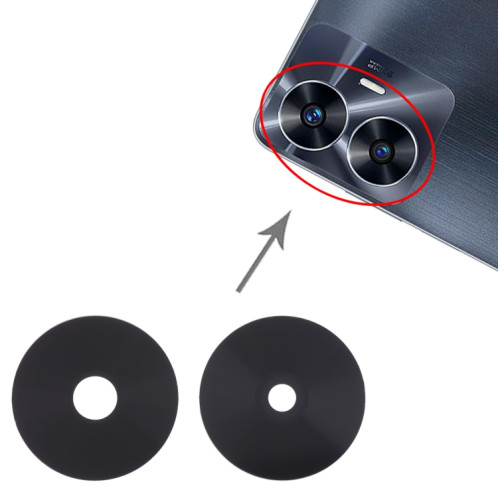 Objectif de caméra arrière d'origine 10 PCS pour Realme C55 SH67041027-04