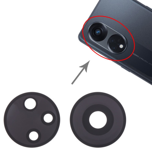 Objectif de caméra arrière d'origine 10 pièces pour OPPO Reno8 T 5G SH67061454-04