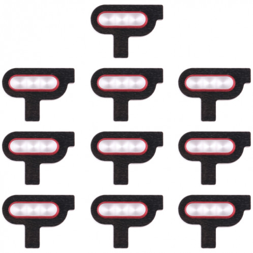 Pour vivo X90 Pro + 10pcs Couvertures de lampe de poche (Rouge) SH707R882-04