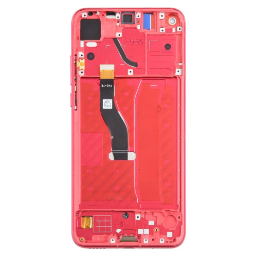 Pour Honor View 20 Ensemble complet de numériseur d'écran LCD d'origine avec cadre (rouge) SH764R296-07