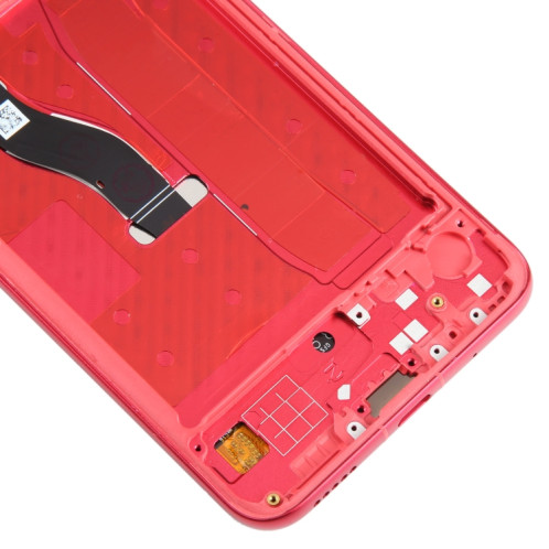 Pour Honor View 20 Ensemble complet de numériseur d'écran LCD d'origine avec cadre (rouge) SH764R296-07