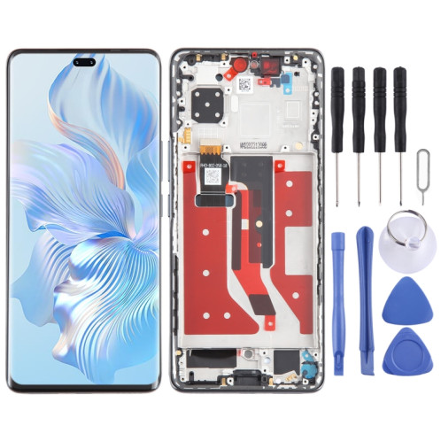 Pour Honor 80 Pro écran LCD d'origine numériseur assemblage complet avec cadre (noir) SH768B485-07