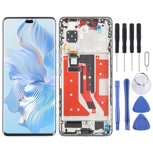 Pour Honor 80 Pro Écran LCD d'origine numériseur assemblage complet avec cadre (vert) SH768G85-07