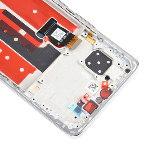 Pour Honor 80 Pro écran LCD d'origine numériseur assemblage complet avec cadre (argent) SH768S333-07