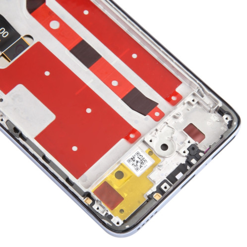 Pour Huawei Nova 10z Ensemble complet de numériseur d'écran LCD d'origine avec cadre (argent) SH771S1651-07