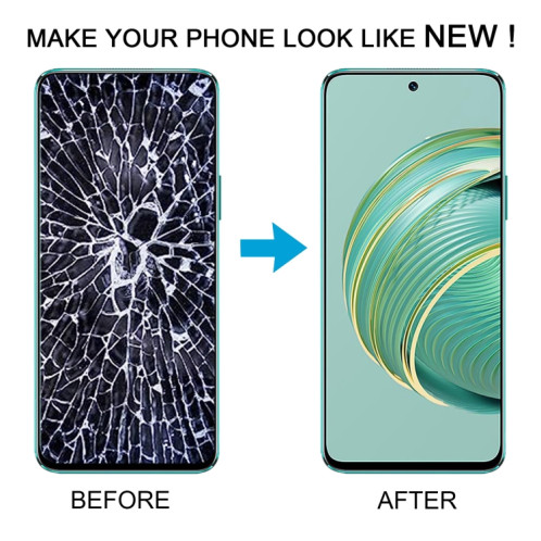 Pour Huawei Nova 10z Écran LCD d'origine numériseur assemblage complet avec cadre (vert) SH771G547-07