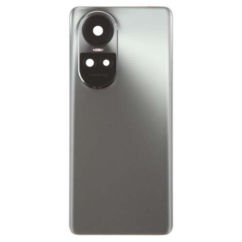 Pour OPPO Reno10 Global Couvercle arrière de batterie d'origine avec couvercle d'objectif d'appareil photo (gris) SH780H447-07