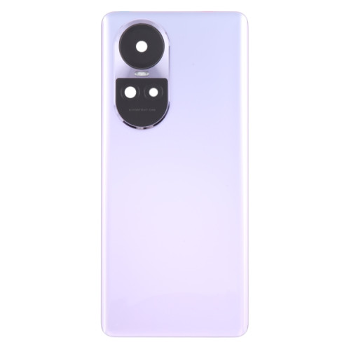 Pour OPPO Reno10 Pro Global Couvercle arrière de batterie d'origine avec couvercle d'objectif d'appareil photo (violet) SH81PL266-07