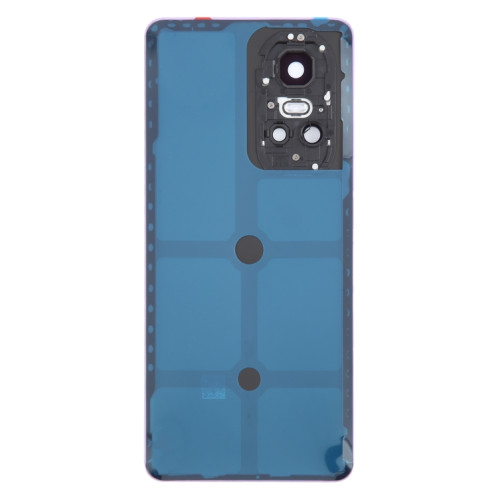 Pour OPPO Reno10 Pro Global Couvercle arrière de batterie d'origine avec couvercle d'objectif d'appareil photo (violet) SH81PL266-07