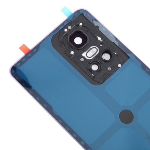 Pour OPPO Reno10 Pro Global Couvercle arrière de batterie d'origine avec couvercle d'objectif d'appareil photo (violet) SH81PL266-07