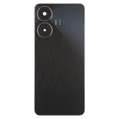Pour Realme C55 couvercle arrière de batterie d'origine avec couvercle d'objectif d'appareil photo (noir) SH84BL365-07