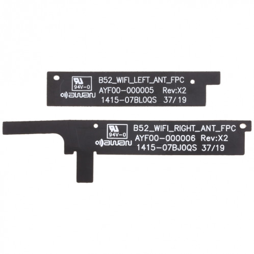 Pour Microsoft Surface Pro 7 1 paire de câble flexible d'antenne de signal WIFI cadre en plastique SH67911644-04