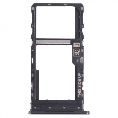 Pour Motorola Moto G 2022 Plateau de carte SIM + Plateau de carte Micro SD (Noir) SH821B1616-04