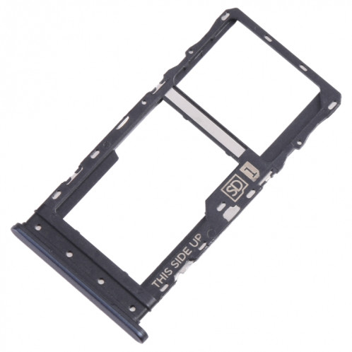 Pour Motorola Moto G 2022 Plateau de carte SIM + Plateau de carte Micro SD (Noir) SH821B1616-04