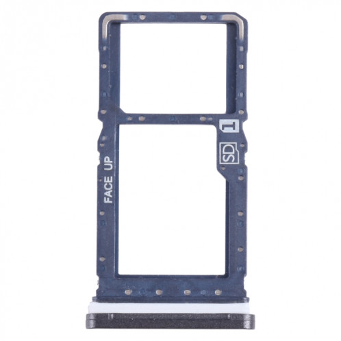 Pour Motorola Moto G Play 2021 Plateau de carte SIM + Plateau de carte Micro SD (Noir) SH825B1267-04