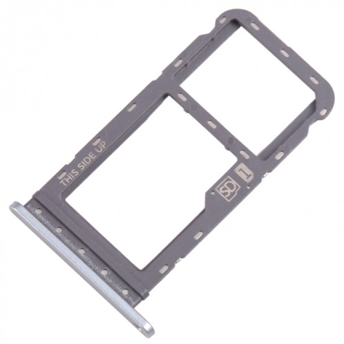 Pour Motorola Moto G Power 2021 Plateau de carte SIM + Plateau de carte Micro SD (Argent) SH828S564-04