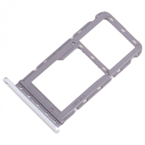 Pour Motorola Moto G Power 2021 Plateau de carte SIM + Plateau de carte Micro SD (Argent) SH828S564-04
