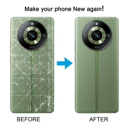 Pour Realme 11 Pro + couvercle arrière de batterie d'origine avec couvercle d'objectif d'appareil photo (vert) SH45GL1577-07