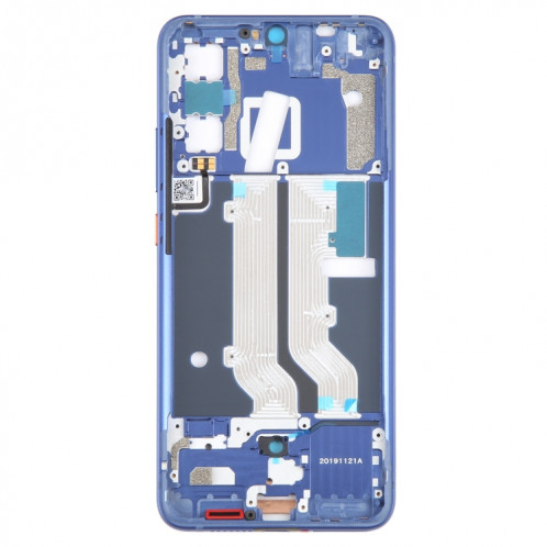 Pour ZTE Axon 10 Pro 5G Plaque de lunette de cadre central (bleu) SH850L1850-06