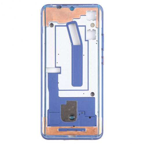 Pour ZTE Axon 10 Pro 5G Plaque de lunette de cadre central (bleu) SH850L1850-06