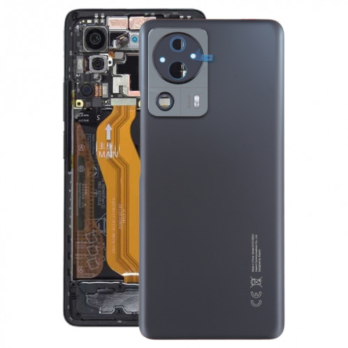 Pour Xiaomi 13 Lite Couvercle arrière de la batterie d'origine (noir) SH58BL706-00