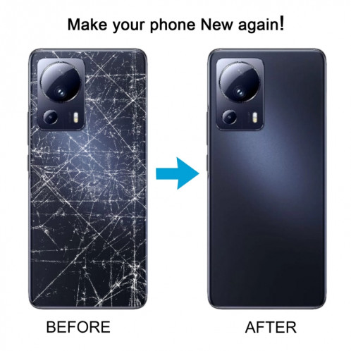 Pour Xiaomi 13 Lite Couvercle arrière de la batterie d'origine (noir) SH58BL706-00