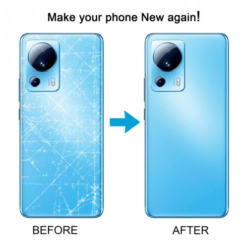 Pour Xiaomi 13 Lite Couvercle arrière de la batterie d'origine (bleu) SH58LL20-07