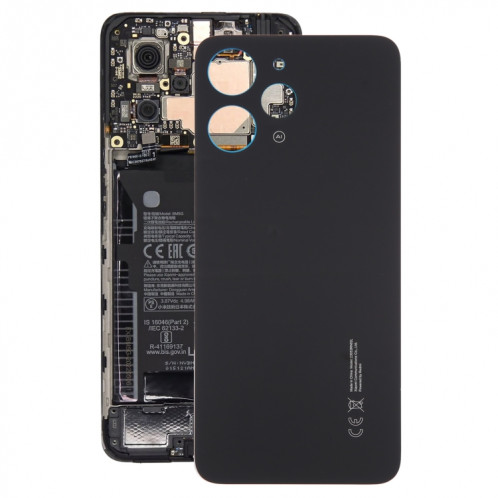 Pour Xiaomi Redmi 12 4G Couvercle arrière de la batterie d'origine (noir) SH59BL1203-00