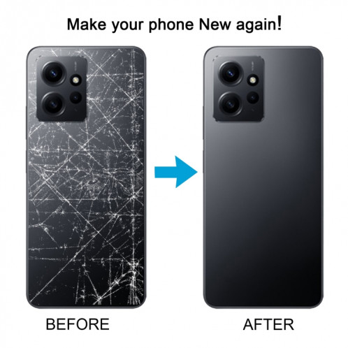Pour Xiaomi Redmi 12 4G Couvercle arrière de la batterie d'origine (noir) SH59BL1203-00