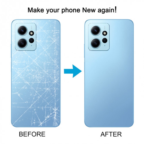 Pour Xiaomi Redmi 12 4G Couvercle arrière de la batterie d'origine (bleu) SH59LL1370-00