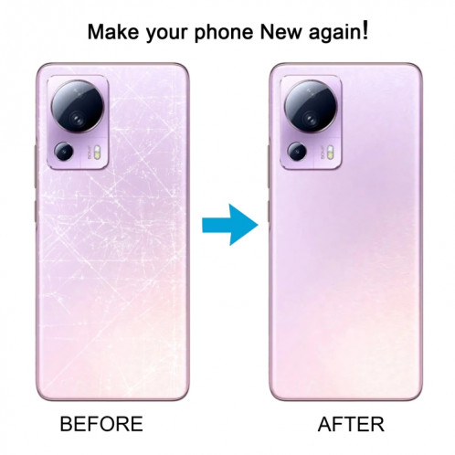 Pour Xiaomi 12 Lite NE Couvercle arrière de la batterie d'origine (rose) SH63FL9-00