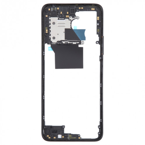 Pour Xiaomi Redmi 12 4G, boîtier avant d'origine, cadre LCD, plaque de lunette (noir) SH867B396-00
