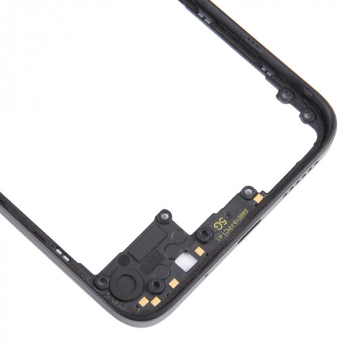 Pour Xiaomi Redmi 12 4G, boîtier avant d'origine, cadre LCD, plaque de lunette (noir) SH867B396-00