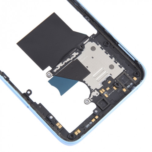 Pour Xiaomi Redmi 12 4G, boîtier avant d'origine, cadre LCD, plaque de lunette (bleu) SH867L944-00