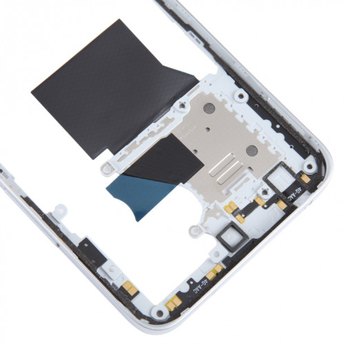 Pour Xiaomi Redmi 12 4G boîtier avant d'origine cadre LCD plaque de lunette (argent) SH867S673-00
