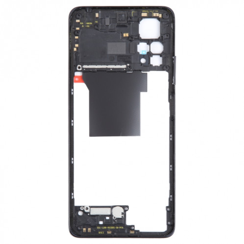 Pour Xiaomi Redmi Note 12 Pro 4G, plaque de cadre central d'origine (noir) SH871B1619-00
