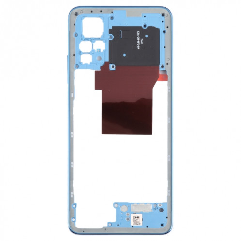 Pour Xiaomi Redmi Note 12 Pro 4G Plaque de lunette de cadre central d'origine (bleu) SH871L1693-00